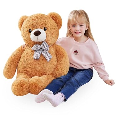 IKASA Giant Teddy Bear Plush Toy Stuffed Animals Brown 30 inches