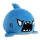 TeeTurtle The Original Reversible Shark Plushie Blue Cute Sensory Fidget Stuffed Animals That Show Your Mood