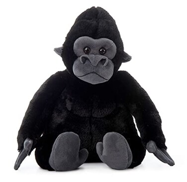 The Petting Zoo Gorilla Stuffed Animal Gifts for Kids Wild Onez Zoo Animals Gorilla Plush Toy 12 inches