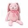 FLUFFYFUN 100 Organic Cotton Pink Bunny Rabbit Plush 71 Baby Stuffed Animal for Newborn