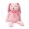 FLUFFYFUN 100 Organic Cotton Pink Bunny Rabbit Plush 71 Baby Stuffed Animal for Newborn