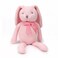 FLUFFYFUN 100 Organic Cotton Pink Bunny Rabbit Plush 71 Baby Stuffed Animal for Newborn