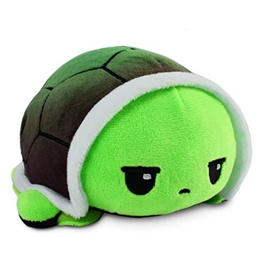 TeeTurtle The Original Reversible Turtle Plushie Video Games Cute Sensory Fidget Stuffed Animals That Show Your Mood