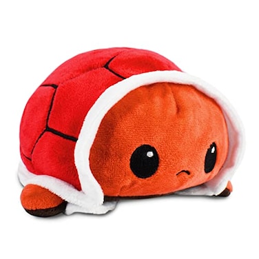 TeeTurtle The Original Reversible Turtle Plushie Tabletop Games Cute Sensory Fidget Stuffed Animals That Show Your Mood 35 inch