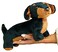 PMS Sausage Dachshund Plush Toy 30cm Soft Stuffed Animal