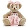 suepcuddly Jointed Teddy Bear Stuffed Animals Small Soft Plush Toy with Cloth Pink Skirt 13Inch