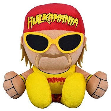 Bleacher Creatures WWE Hulk Hogan 8 Kuricha Sitting Plush Soft Chibi Inspired Toy
