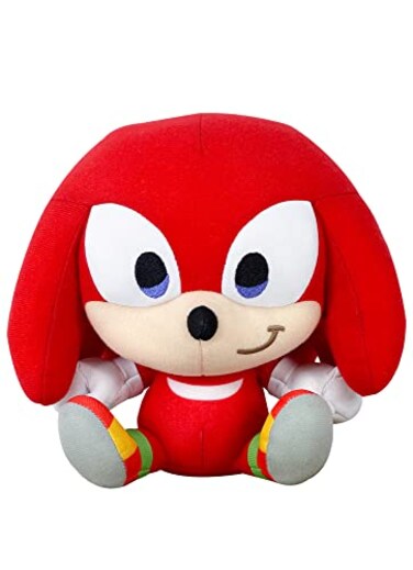 Great Eastern Entertainment Sonic The Hedgehog SD Knuckles Sitting Plush 7 H