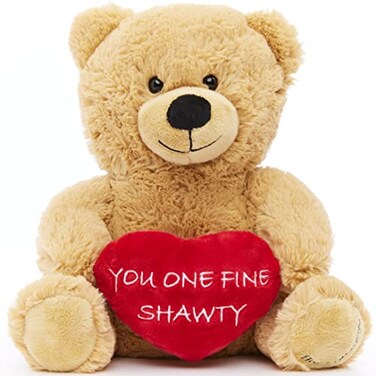 Hollabears 10 You One Fine Shawty Plush Valentines Day Teddy Bear Funny Cute
