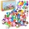 Twister.CK TwisterCK 24 Pack Easter Eggs Filled with Mini Plush Animals Stuffed Toy for Kids Easter Basket StuffersFillers Easter Eggs Hunt Easter Party Favor
