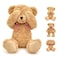 suepcuddly 20 Posed Teddy Bear Stuffed Animal Cute Plush Toy for Girl Kids Light Brown