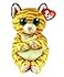 Ty TY Beanie Bellies Mango Stripey Cat Plush Toy Collectible Teddy 15cm