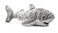 The Petting Zoo Tiger Shark Stuffed Animal Plushie Gifts for Kids Wild Onez Ocean Animals Shark Plush Toy 16 inches