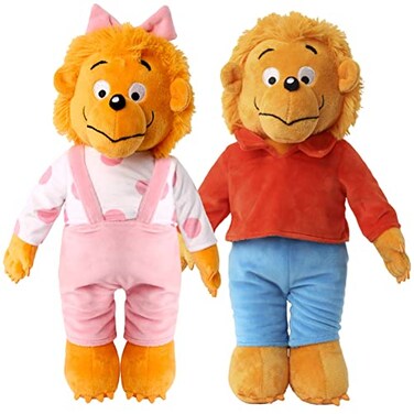 Mighty Mojo The Berenstain Bears Brother Sister Bear Plush PBS Book Character Doll Set
