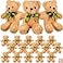 HyDren 18 Pack Bear Stuffed Animal Bulk 10 Inch Small Stuffed Bears with Bow Tie for Shower Birthday Gift Party Favors Light Brown
