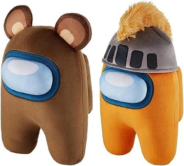 P.M.I. Among Us Knighted Knight Unbearable Bear Plush Buddies Doll Brown Orange 12