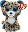 Ty Boo Animals Beanie BoosPlush Cobalt The Leopard 15cmTY36691 TY36691 Beige Blue White Small