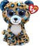 Ty Boo Animals Beanie BoosPlush Cobalt The Leopard 15cmTY36691 TY36691 Beige Blue White Small