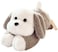 uoozii 16 3 Pounds Grey Dog Weighted Stuffed Animals with Unscented Microwavable Heating Pad Cute Coolable Heatable Weighted Plush Warm Gift for Kids Adults