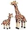 Ice King Bear Mom and Baby Stuffed Animals Set Zoo Wild Animals Giraffe
