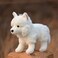 TAMMYFLYFLY Arctic Fox Plush Toy 11 inches 28cm Soft Snow Queen Fox Stuffed Animal Doll BRun