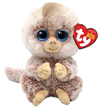 Ty Beanie BelliesTY41036 Stubby Monkey Soft Toy 15 cm TY41036 Brown Beige Small
