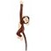 CHELEI2019 354 Monkey Plush Stuffed AnimalHanging Stuffed Animal Monkey with HandBrown