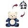 Bilibang Cartoon Plush CrossDressing Teddy Bear Plush Toy Cute Teddy Bear with Removable Blue hat Blue Teddy Bear 11 inch 05 lb