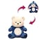 Bilibang Cartoon Plush CrossDressing Teddy Bear Plush Toy Cute Teddy Bear with Removable Blue hat Blue Teddy Bear 11 inch 05 lb