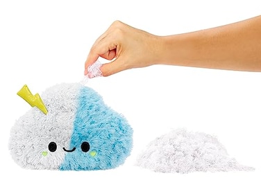 Fluffie Stuffiez Cloud Small Collectible Feature Plush Surprise Reveal Unboxing with Huggable ASMR Fidget DIY Fur Pulling Ultra Soft Fluff