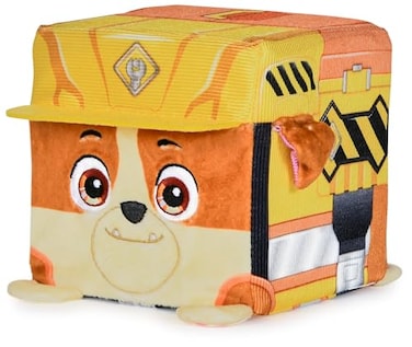 Rubble & Rubble Crew Stuffed Animals Rubble 4Inch CubeShaped Plush Toy for Kids Ages 3 and Up