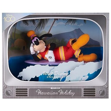 Just Play Disney100 Years of Wonder Walt Disney Presents Hawaiian Holiday Goofy Collectible Plush Stuffed Animal Kids Toys for Ages 5 Up by