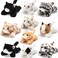 Lenwen 10 Pcs Cat Stuffed Animals Bulk Soft Cuddly Kitten Plush Sets Kittens Assorted Fluffy Stuffed Cats for Kiddos Birthday Gift Pet Party Favors StuffersProne Style