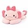 uoozii 20 4 Pounds Pink Axolotl Weighted Stuffed Animals with Unscented Microwave Heating Pad Inside Cute Coolable Heatable Weighted Plush Warm Gift for Kids Adults