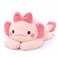 uoozii 20 4 Pounds Pink Axolotl Weighted Stuffed Animals with Unscented Microwave Heating Pad Inside Cute Coolable Heatable Weighted Plush Warm Gift for Kids Adults