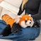 Chongker Cute Red Panda Plush Toy Weighted Stuffed Animals Red Panda Plush Animals Collection Handmade Like Real Large Size Stuffed Animals