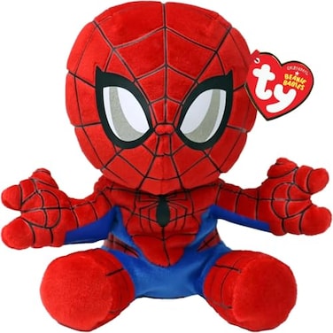 Ty Marvel Collection Spiderman All Your Favorite Heroes in Floppy Version Soft Plush to Collect Gift Idea for Young and Old 20 cm T44007