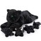 MaoGoLan 5Pcs Black Cat Plush with 4 Babies Inside 20 Big Black Cat Stuffed Animals Realistic and Soft Halloween Plushies Gift for Cat LoverWomenGirlsKids