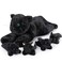 MaoGoLan 5Pcs Black Cat Plush with 4 Babies Inside 20 Big Black Cat Stuffed Animals Realistic and Soft Halloween Plushies Gift for Cat LoverWomenGirlsKids