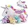 gnomantic Unicorn Stuffed Animals with Babies Inside Mommy Toy for Kids