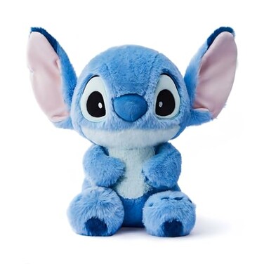 MINISO Disney 10 Stitch Plush Stuffed Animals Cute Stuff Palm Pals with Fuzzy Texture and Embroidered Details Squishy Toys Flexible Ears Stitch Gifts for Girls Plushy Suitable for All Ages