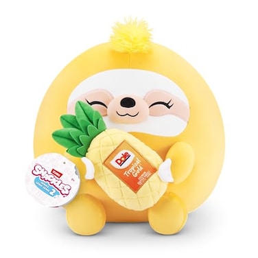 Snackles Series 2 Sloth Dole 14 Inch Plush by ZURU Ultra Soft Plush Collectible Plush with Real Licensed Brands Stuffed Animal Giftable