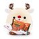 Snackles Christmas Reindeer Reeses Peanut Butter 14 Inch Plush by ZURU Ultra Soft Plush Collectible Plush with Real Licensed Brands Stuffed Animal Giftable Holiday