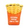 WHAT DO YOU MEME Emotional Support Crinkle Fries Plush Fries by Emotional Support Pals