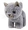 Ice King Bear Fluffy Little Cat Stuffed Animal Small Plush Toy 6 Inches Gray