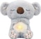 rytopt Breathing Stuffed Animal Simulated Breathing Sounds 4 Gear Adjustment Volume Control Plush Toy with Music Light Koala
