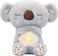 rytopt Breathing Stuffed Animal Simulated Breathing Sounds 4 Gear Adjustment Volume Control Plush Toy with Music Light Koala