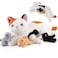 gnomantic Cat Stuffed Animals with Babies Inside Mommy Toy for Kids