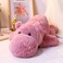 Leahaoe Weighted Stuffed Animals 177 22lbs Soft Pink Hippo Stuffed Animal Small Cuddly Weighted Hippo Plush for Comfort