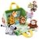 OUOZZZ Mini Zoo Stuffed Animals Set for 1 2 3 Year Old 98